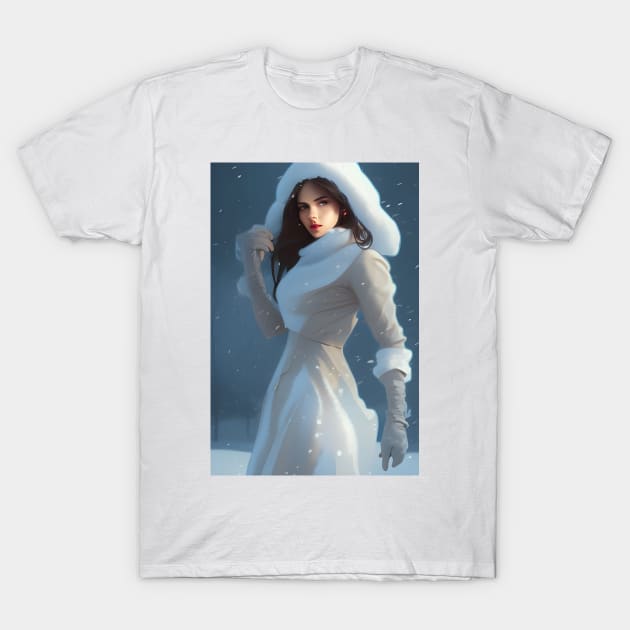 Snow in winter T-Shirt by Annka47